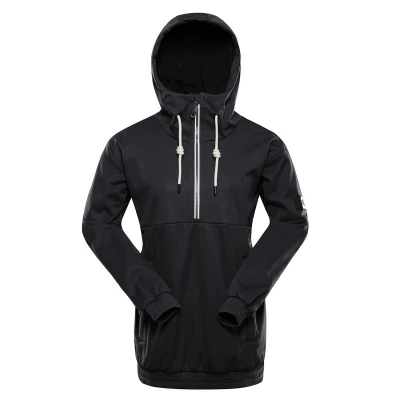 Alpine Pro JARGA dámská lyžařská softshellová bunda NEUTRÁLNÍ / ZEMITÁ