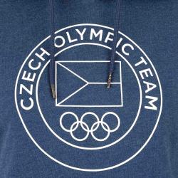 Alpine Pro JOHNSONA dámská modrá bavlněná mikina