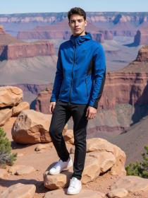 Alpine Pro KERAK pánská modrá softshellová bunda