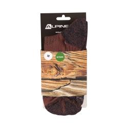 Alpine Pro KEROWE antibakteriální ponožky NEUTRÁLNÍ / ZEMITÁ Alpine Pro KEROWE antibakteriální ponožky NEUTRÁLNÍ / ZEMITÁ