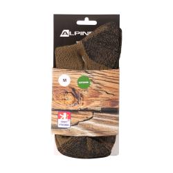 Alpine Pro KEROWE antibakteriální ponožky NEUTRÁLNÍ / ZEMITÁ