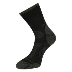 Alpine Pro KEROWE černé antibakteriální ponožky