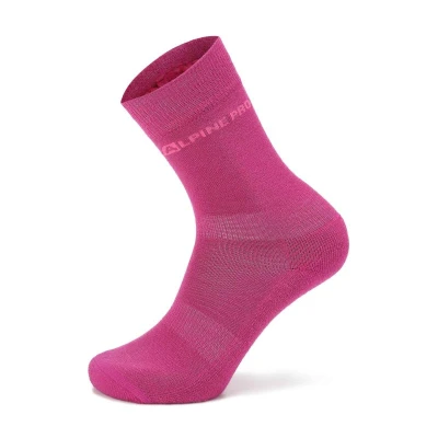 Alpine Pro KLAMO USCX086816 růžové unisex ponožky z merino vlny Alpine Pro KLAMO USCX086816 růžové unisex ponožky z merino vlny