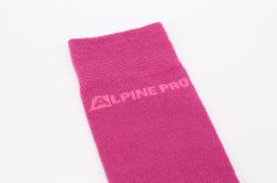 Alpine Pro KLAMO USCX086816 růžové unisex ponožky z merino vlny