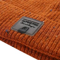 Alpine Pro KORDE zimní čepice ORANŽOVÁ / ČERVENÁ