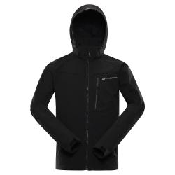 Alpine Pro LANC pánská černá softshellová bunda s membránou softshell