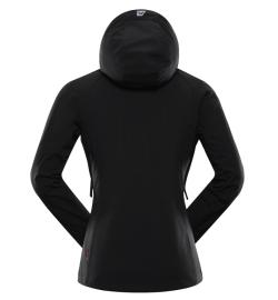 Alpine Pro LANCA dámská černá softshellová bunda s membránou