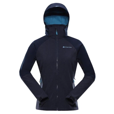 Alpine Pro LANCA dámská modrá softshellová bunda s membránou softshell Alpine Pro LANCA dámská modrá softshellová bunda s membránou softshell