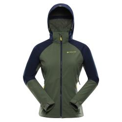 Alpine Pro LANCA dámská zelená softshellová bunda s membránou Alpine Pro LANCA dámská zelená softshellová bunda s membránou