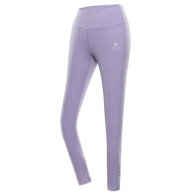 Alpine Pro LENCA dámské fialové rychleschnoucí legíny Alpine Pro LENCA dámské fialové rychleschnoucí legíny