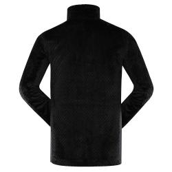 Alpine Pro LOMM pánská černá hřejivá mikina