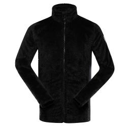 Alpine Pro LOMM pánská černá hřejivá mikina