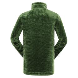 Alpine Pro LOMM pánská zelená hřejivá mikina