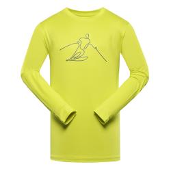 Alpine Pro LOUS pánské zelené rychleschnoucí triko Alpine Pro LOUS pánské zelené rychleschnoucí triko