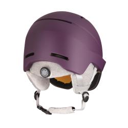 Alpine Pro MARGE fialová lyžařská helma se štítem