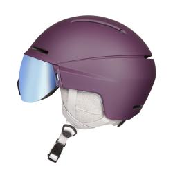 Alpine Pro MARGE fialová lyžařská helma se štítem