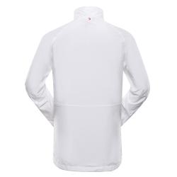 Alpine Pro MATTHES pánská bílá ultralehká bunda