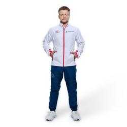 Alpine Pro MATTHES pánská bílá ultralehká bunda