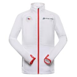 Alpine Pro MATTHES pánská bílá ultralehká bunda