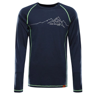 Alpine Pro MEREN pánské merino triko dlouhý rukáv Alpine Pro MEREN pánské merino triko dlouhý rukáv