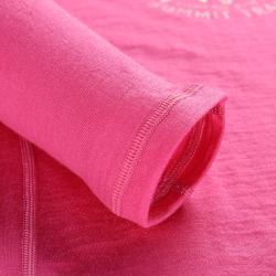 Alpine Pro MERENA dámské růžové triko z merino vlny