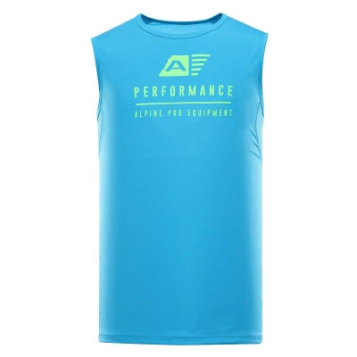 Alpine Pro MIXED pánské modré rychleschnoucí tílko Alpine Pro MIXED pánské modré rychleschnoucí tílko