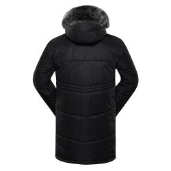 Alpine Pro MOLID MJCY556990 pánská černá bunda s membránou ptx zimní + šátek Kilpi