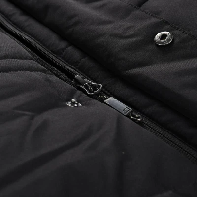 Alpine Pro MOLID MJCY556990 pánská černá bunda s membránou ptx zimní + šátek Kilpi