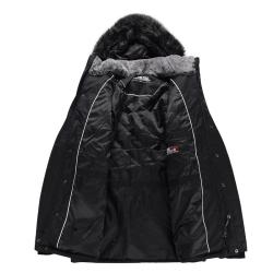 Alpine Pro MOLID MJCY556990 pánská černá bunda s membránou ptx zimní POUZE XS (VÝPRODEJ)