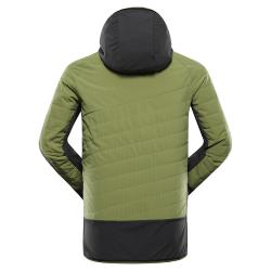 Alpine Pro MORGEN zelená pánská zateplená bunda s úpravou dwr
