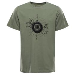 Alpine Pro MOROL pánské zelené bavlněné triko