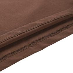 Alpine Pro MOROL pánské bavlněné triko ŽLUTÁ / HNĚDÁ