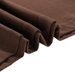 Alpine Pro MOROL pánské bavlněné triko ŽLUTÁ / HNĚDÁ