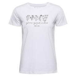 Alpine Pro MOROLA dámske biele bavlnené tričko