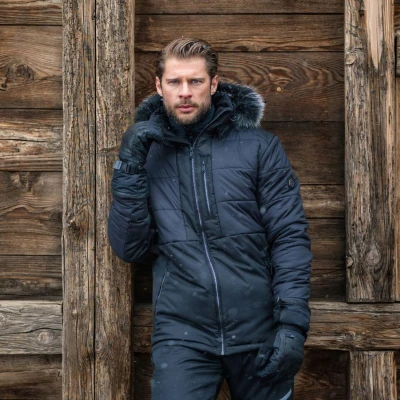 Alpine Pro NADDR pánská černá lyžařská bunda