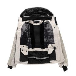 Alpine Pro NADDRA dámská šedá lyžařská bunda