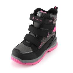 Alpine Pro NERADO dětská růžová zimní obuv