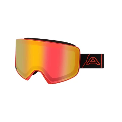 Alpine Pro NERDE C červené lyžařské brýle Alpine Pro NERDE C červené lyžařské brýle