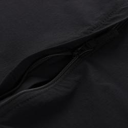 Alpine Pro NESC pánské černé kalhoty s impregnací a odepínatelnými noh. softshell
