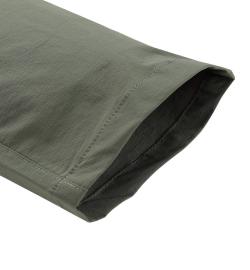 Alpine Pro NESC pánské zelené kalhoty s impregnací a odepínatelnými noh. softshell