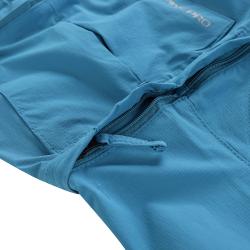Alpine Pro NESCA dámské modré outdoorové kalhoty s odepínacími nohavicemi softshell