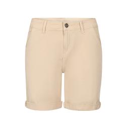 Alpine Pro NOKA dámské bavlněné kraťasy NEUTRÁLNÍ / ZEMITÁ
