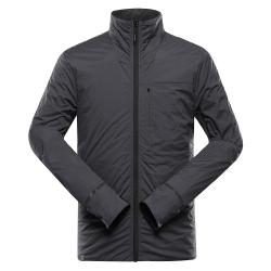 Alpine Pro NOKED pánská sporotvní zateplená bunda NEUTRÁLNÍ / ZEMITÁ