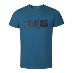 Alpine Pro NORD pánske modré bavlnené tričko