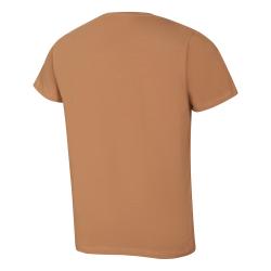 Alpine Pro NORD pánské bavlněné triko NEUTRÁLNÍ / ZEMITÁ