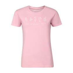 Alpine Pro NORDA dámske ružové bavlnené tričko
