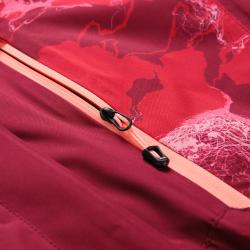 Alpine Pro NOREMA 2 dámská nepromokavá bunda RŮŽOVÁ / FIALOVÁ