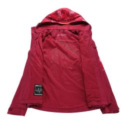 Alpine Pro NOREMA 2 dámská nepromokavá bunda RŮŽOVÁ / FIALOVÁ