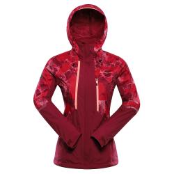 Alpine Pro NOREMA 2 dámská nepromokavá bunda RŮŽOVÁ / FIALOVÁ