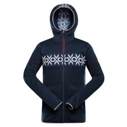Alpine Pro NORES pánský modrý hřejivý svetr Alpine Pro NORES pánský modrý hřejivý svetr